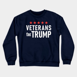 Veterans for Trump Crewneck Sweatshirt